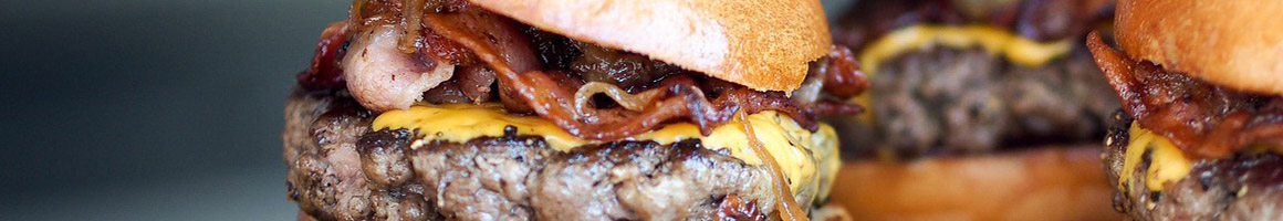 Eating Barbeque Burger Sandwich at Jack's BAR-B-Q restaurant in Lake Elsinore, CA.